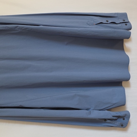 Orvis Trout Bum Blue Mens Vented Shirt.  Size XXL - Picture 9 of 14